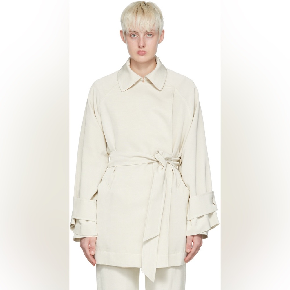 TOVE Ripley belted relaxed-fit woven trench coat